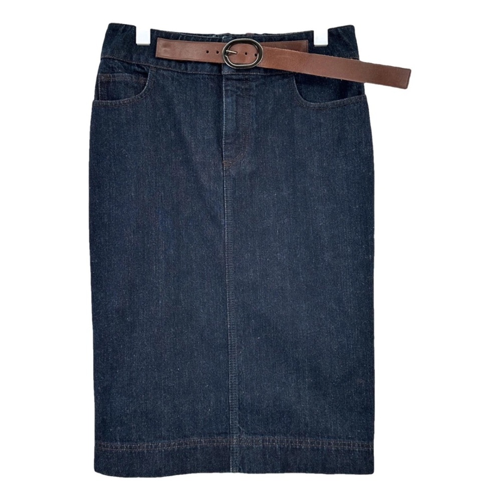 Tom Ford Runway Denim Pencil Skirt